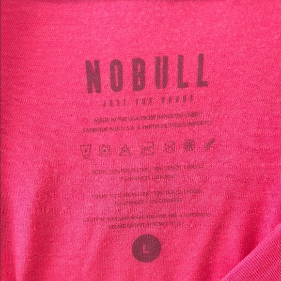 NOBULL Pink Long Sleeve Shirt - Picture 2 of 6